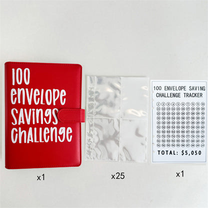 Cash Envelope Challenge Binder – Budget Tracker Organizer for Couples & Saving Goals