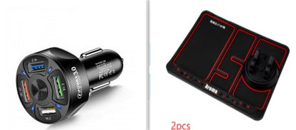 Fast Charge Car Charger – 4 Port Mobile Phone Charger for Cars