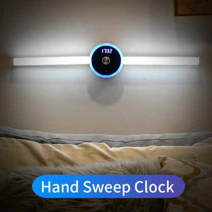 Smart Cabinet Light Clock – Motion Sensor LED Wardrobe Light with Timer & Removable Design