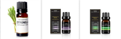 Organic Essential Oils Gift Set - Therapeutic Grade Aromatherapy Oils