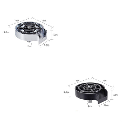 High-Pressure Automatic Cup Washer for Sink – Bar & Kitchen Glass Rinser Tool
