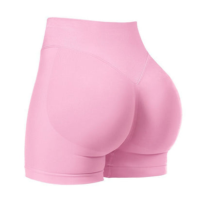 High Waist Seamless Yoga Shorts – Butt-Lifting, Quick-Dry Fitness Shorts for Women