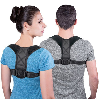 Medical Clavicle Posture Corrector & Lower Back Support Strap – Adjustable Back Brace for Improved Posture and Pain Relief