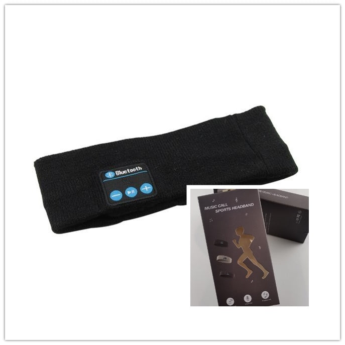 Wireless Bluetooth-Compatible Sports Headband – Sweat-Resistant Audio Headband for Fitness, Yoga & Outdoor Activities