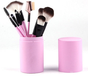 12-Piece Professional Makeup Brush Set – Essential Tools for Flawless Application