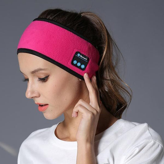 Wireless Bluetooth-Compatible Sports Headband – Sweat-Resistant Audio Headband for Fitness, Yoga & Outdoor Activities