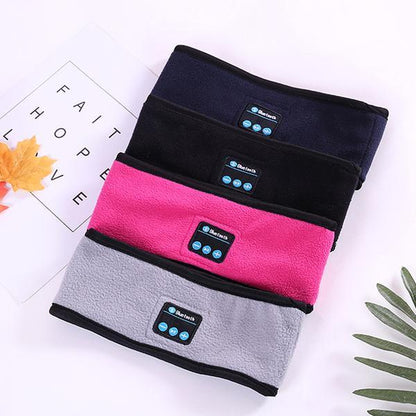 Wireless Bluetooth-Compatible Sports Headband – Sweat-Resistant Audio Headband for Fitness, Yoga & Outdoor Activities
