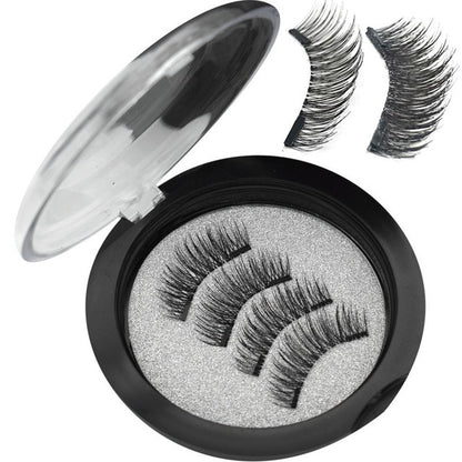 Magnetic Eyelashes with Integrated Storage Box – Glue-Free, Reusable False Lashes with Applicator