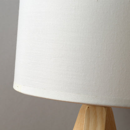 Solid Wood Eye Protection Desk Lamp – Minimalist LED Bedside or Work Table Light