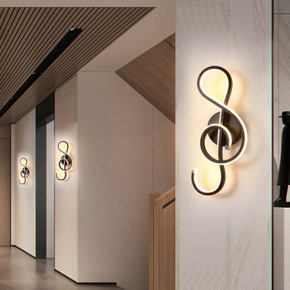 Nordic Minimalist LED Wall Lamp – Modern Iron Bedside Light Fixture for Bedroom & Living Room
