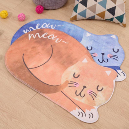 Printed Kitten Anti-Skid Mat Carpet – Cute and Functional Floor Rug for Cat Lovers