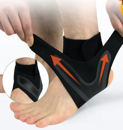 Ankle Support Brace – Compression Sleeve for Running, Basketball & Sports Injury Prevention