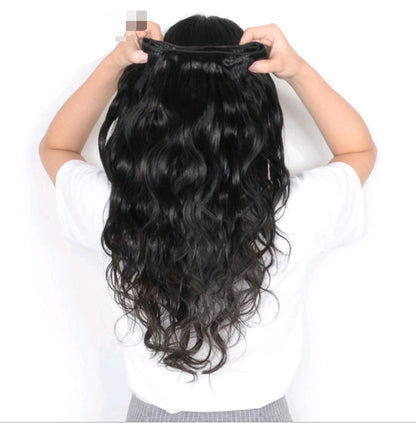 Natural Jet Black Body Wave Human Hair Bundles – 100% Virgin Hair Extensions for Weaving & Styling