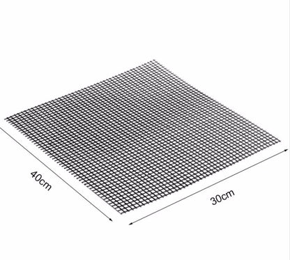 Non-Stick Reusable Wire Mesh Grilling Mat – Outdoor BBQ Cooking Mat