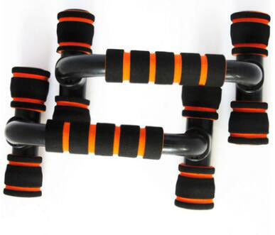H-Shaped Push-Up Stand with Sponge Hand Grips – Portable ABS Fitness Trainer for Chest & Upper Body Workouts