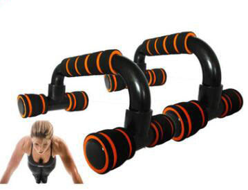 H-Shaped Push-Up Stand with Sponge Hand Grips – Portable ABS Fitness Trainer for Chest & Upper Body Workouts