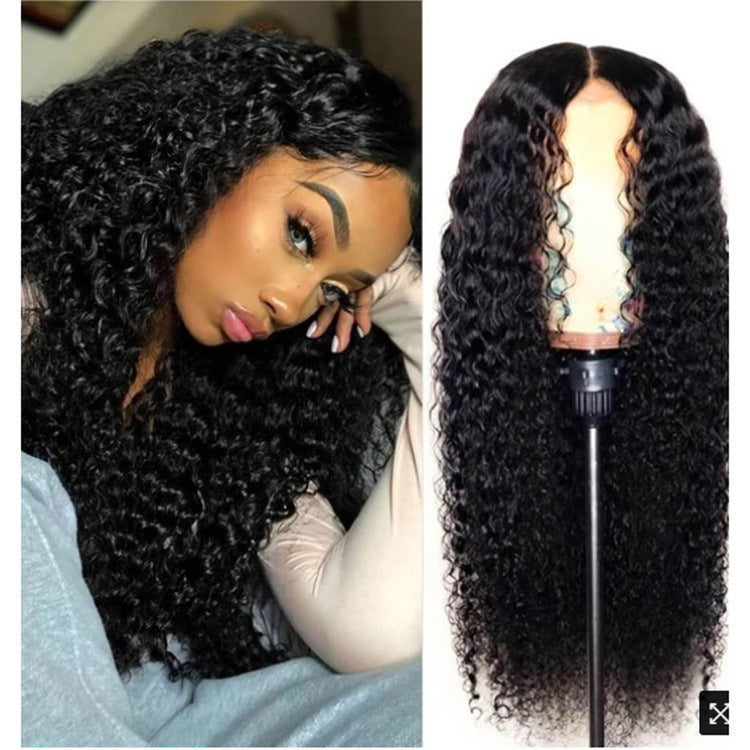 African Wave High-Temperature Silk Wig - Stylish & Heat-Resistant