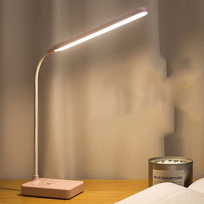 Modern LED Eye-Care Desk Lamp – Touch-Controlled, USB-Powered Reading Light for Home & Office