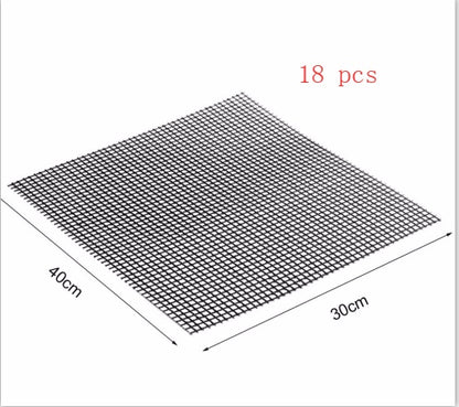 Non-Stick Reusable Wire Mesh Grilling Mat – Outdoor BBQ Cooking Mat