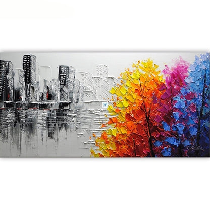 Abstract DIY Painting by Numbers – Frame and Acrylic Paint Set for Home Decor