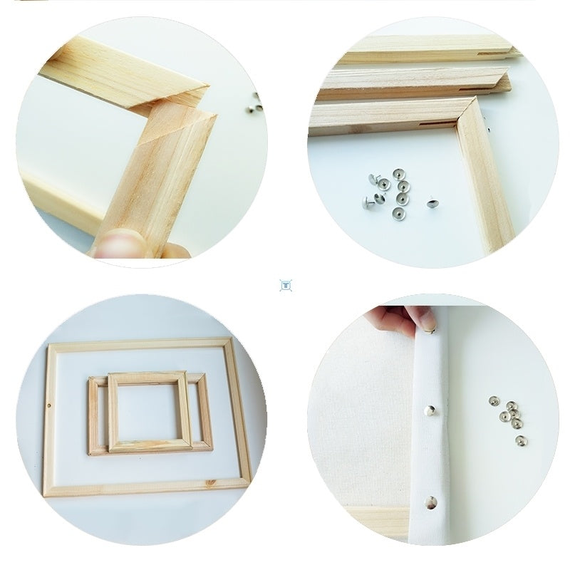 Abstract DIY Painting by Numbers – Frame and Acrylic Paint Set for Home Decor