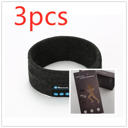 Wireless Bluetooth-Compatible Sports Headband – Sweat-Resistant Audio Headband for Fitness, Yoga & Outdoor Activities