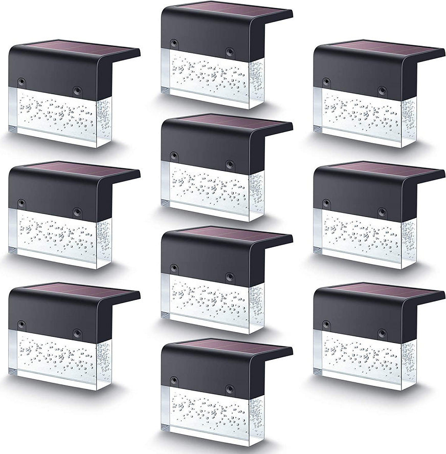 Waterproof RGB LED Solar Step & Fence Light – IP65 Outdoor Decorative Lighting with Dual Modes
