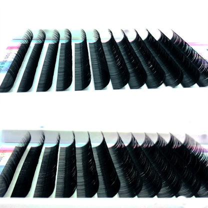 Natural Single Air False Eyelashes – Lightweight Flat Hair Double-Pointed Lashes