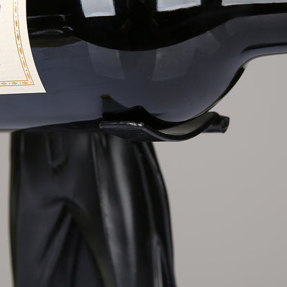 Elegant Resin Wine Rack Décor – Artistic Wine Cabinet Ornament