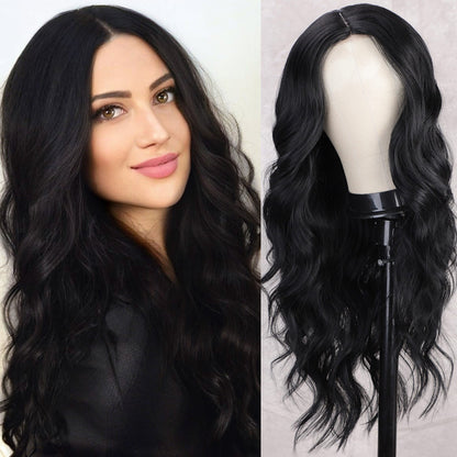 Long Curly Synthetic Wig - European & American Style for Women