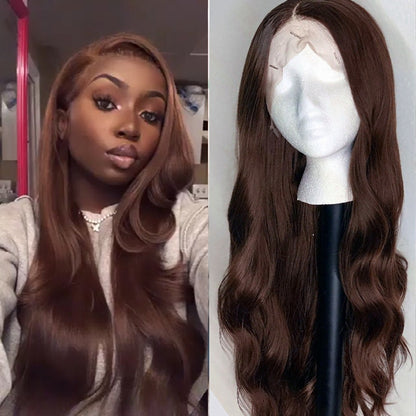 Long Curly Synthetic Wig - European & American Style for Women