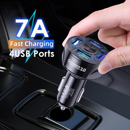 Fast Charge Car Charger – 4 Port Mobile Phone Charger for Cars