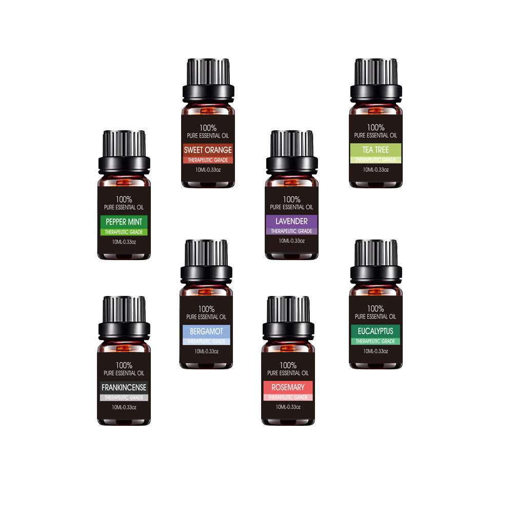 Organic Essential Oils Gift Set - Therapeutic Grade Aromatherapy Oils