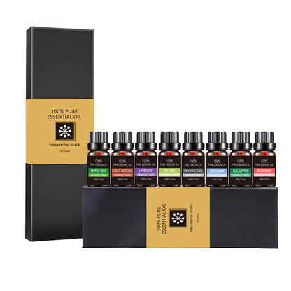 Organic Essential Oils Gift Set - Therapeutic Grade Aromatherapy Oils