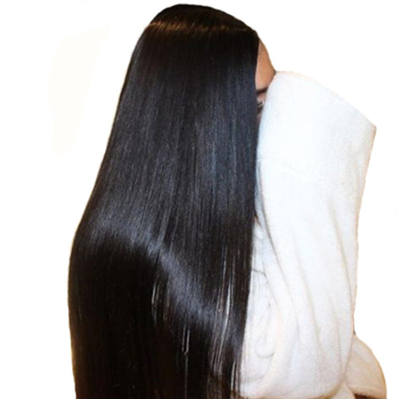 Women's Long Straight Synthetic Wig - African Fashion Style