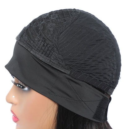 Fluffy Afro Headband Wig – African-Inspired Small Curl Headwrap Wig