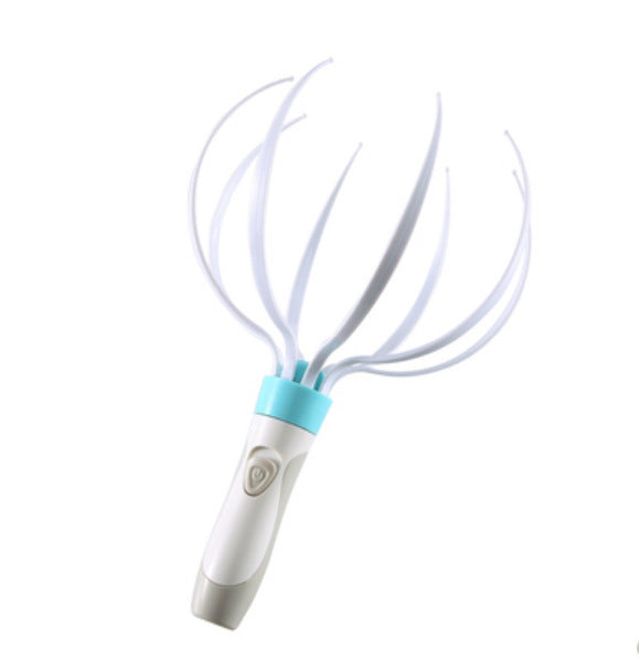 Electric Scalp Massager with Eight-Claw Vibration – Portable Head and Body Relaxation Device
