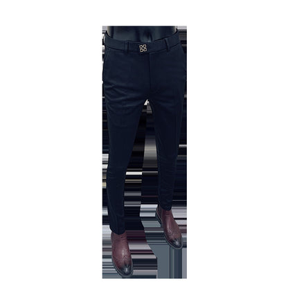 Men’s Slim Fit Elastic Leisure Trousers – Comfortable & Stylish Everyday Pants