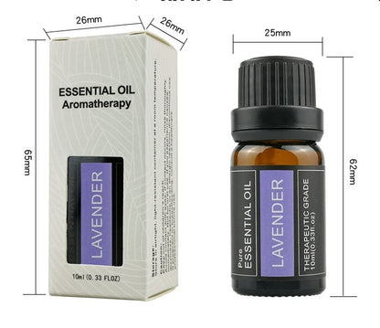Aromatherapy Essential Oil – Ginger, Wormwood, Rose, Sandalwood (10ml) – Single Plant Fragrance for Diffusers & Relaxation