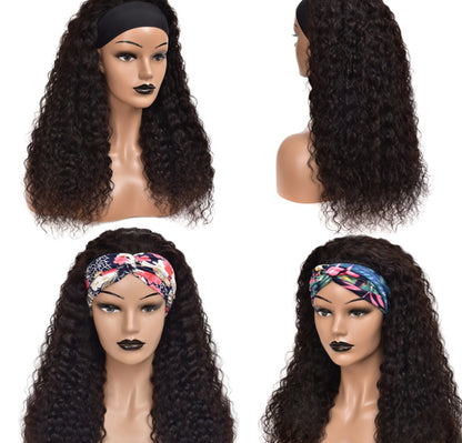 Ladies' Hair Band Wig – Stylish & Comfortable Chemical Fiber Wig!