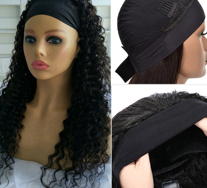 Ladies' Hair Band Wig – Stylish & Comfortable Chemical Fiber Wig!