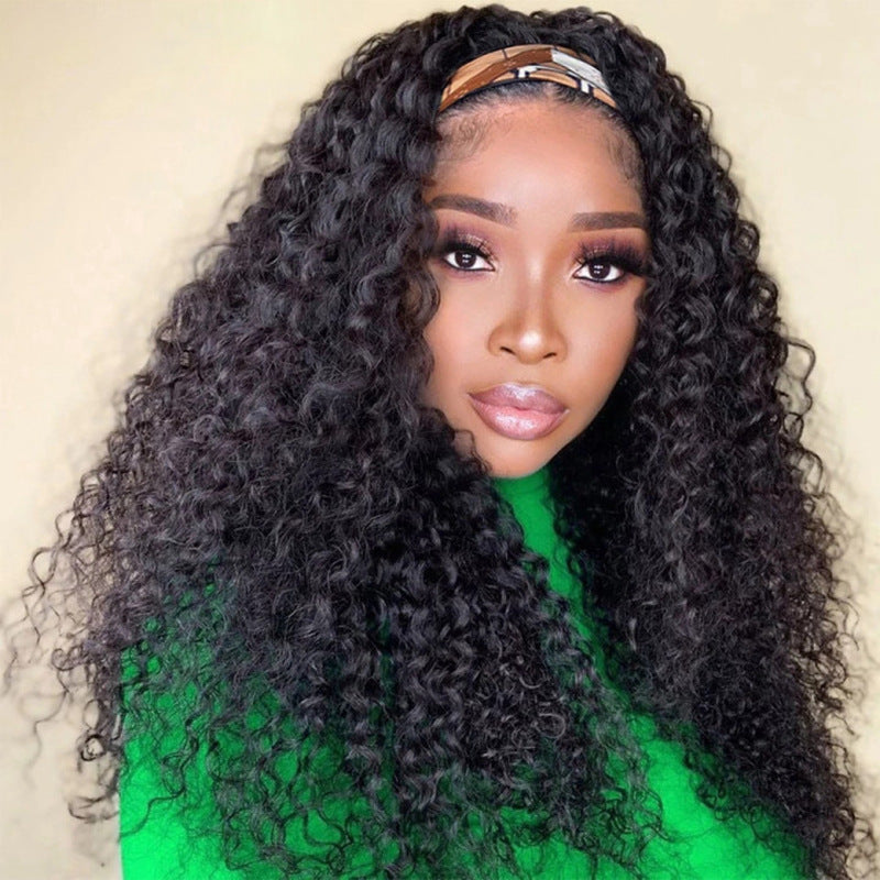 Ladies' Hair Band Wig – Stylish & Comfortable Chemical Fiber Wig!