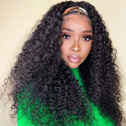 Ladies' Hair Band Wig – Stylish & Comfortable Chemical Fiber Wig!