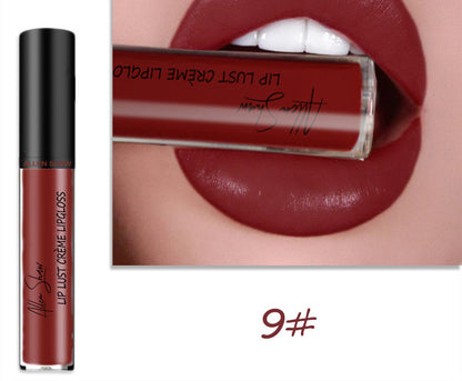 Silky Cream Texture Lip Gloss – High-Pigment, Moisturizing, Non-Sticky Lip Glaze
