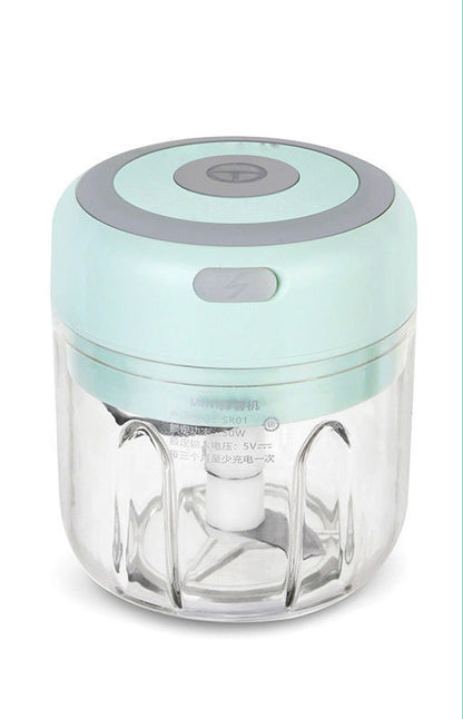 Mini Electric Garlic Chopper – USB Rechargeable Food Processor for Garlic, Ginger, and Vegetables