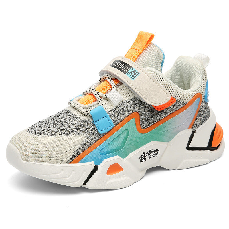 Children's Flying Knit Sneakers – Breathable Boys' Casual Sneakers for Active Play