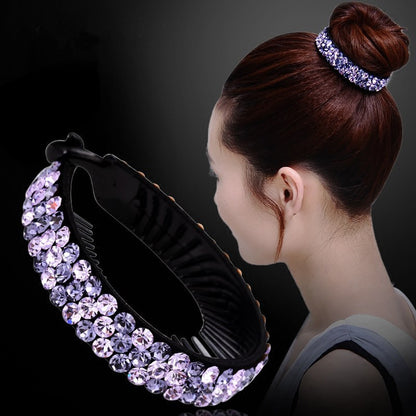 Elegant Rhinestone Hair Claw – Sparkling Crystal Hair Clip for Women