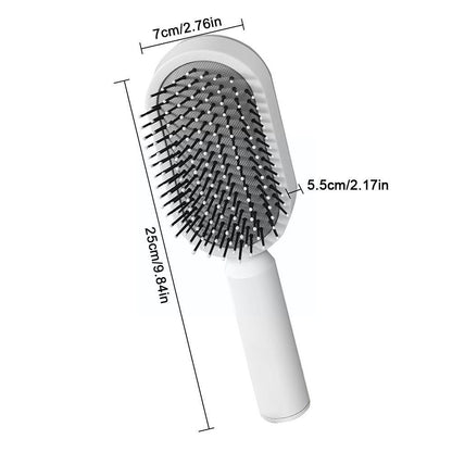 3D Self-Cleaning Hair Growth Comb – Scalp Massaging Brush to Promote Circulation & Reduce Hair Loss