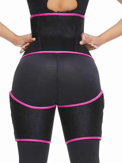 Adjustable Sports Waist Belt with Leg Straps – Neoprene Body Shaper for Enhanced Sweat & Support