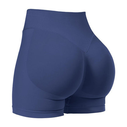 High Waist Seamless Yoga Shorts – Butt-Lifting, Quick-Dry Fitness Shorts for Women